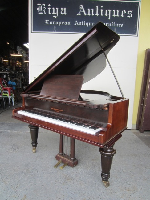 ねB5963an【約100年前のアンティーク/ビンテージ】MOUTRIE SHANGHAI モートリー 上海 アップライトピアノ イギリス製 上海製造 